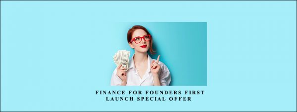 Finance for Founders First Launch Special Offer