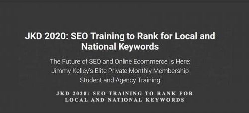 Jimmy Kelley – JKD 2020 SEO Training