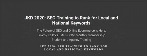 Jimmy Kelley – JKD 2020 SEO Training