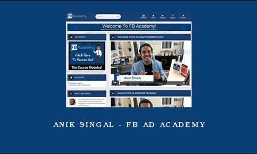 Anik Singal – FB Ad Academy