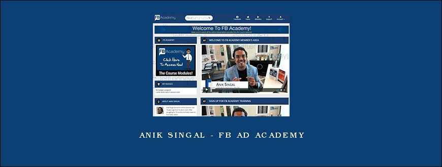 Anik Singal – FB Ad Academy