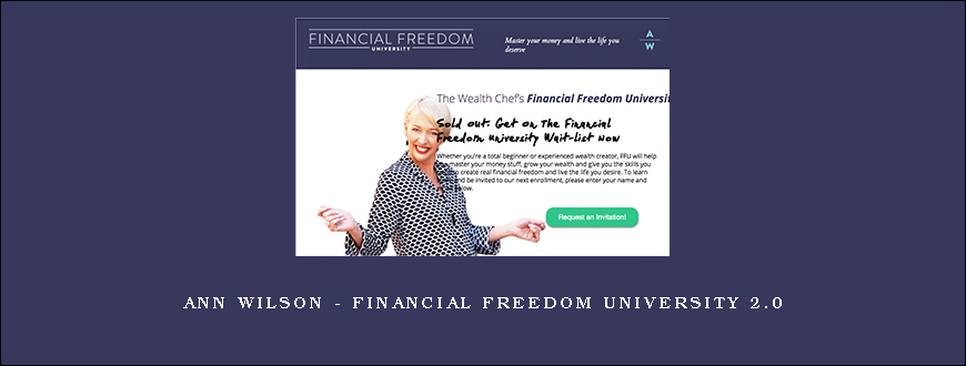 Ann Wilson – Financial Freedom University 2.0