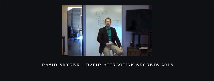 David Snyder – Rapid Attraction Secrets 2015