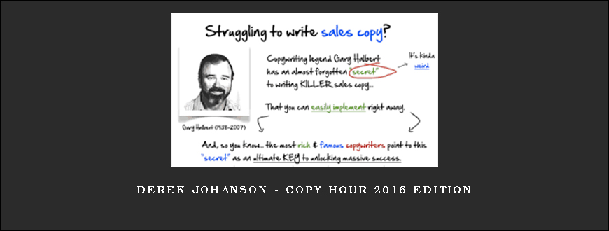 Derek Johanson – Copy Hour 2016 Edition