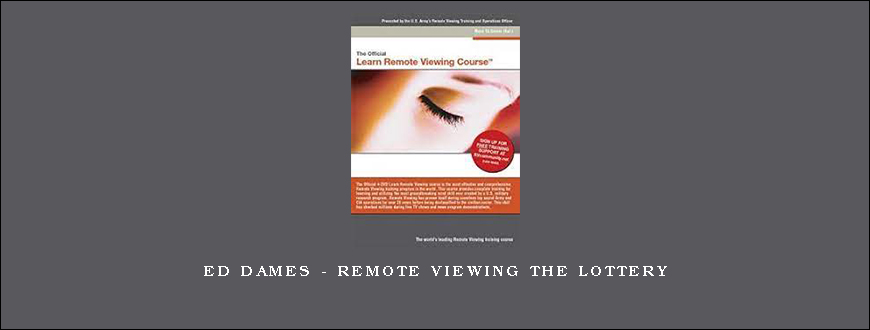 Ed Dames – Remote Viewing The Lottery