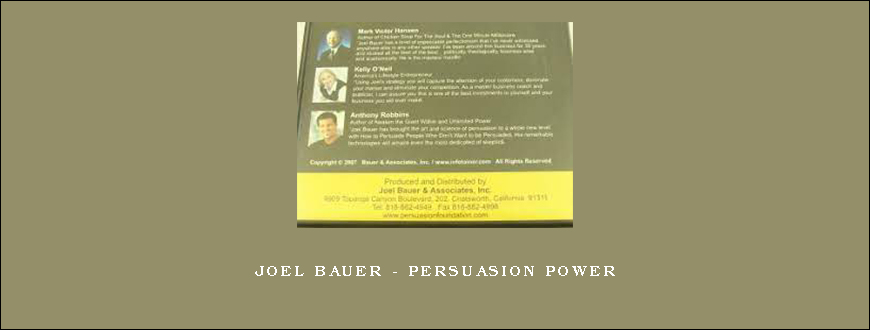 Joel Bauer – Persuasion Power
