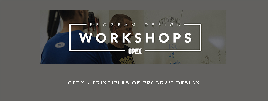 OPEX – Principles of Program Design