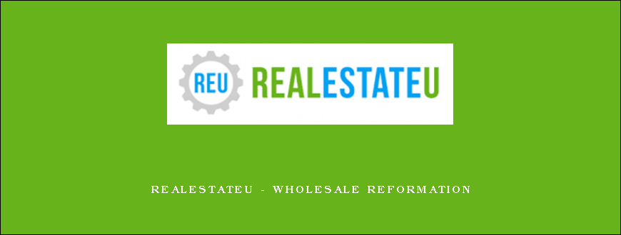 RealestatEu – Wholesale Reformation