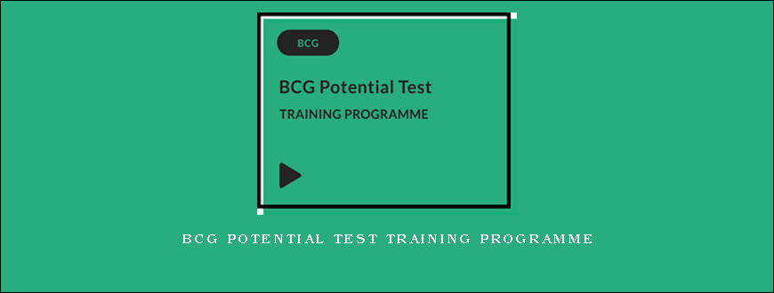 BCG Potential Test Training Programme