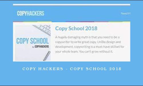 Copy Hackers – Copy School 2018