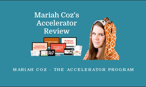 Mariah Coz – The Accelerator Program