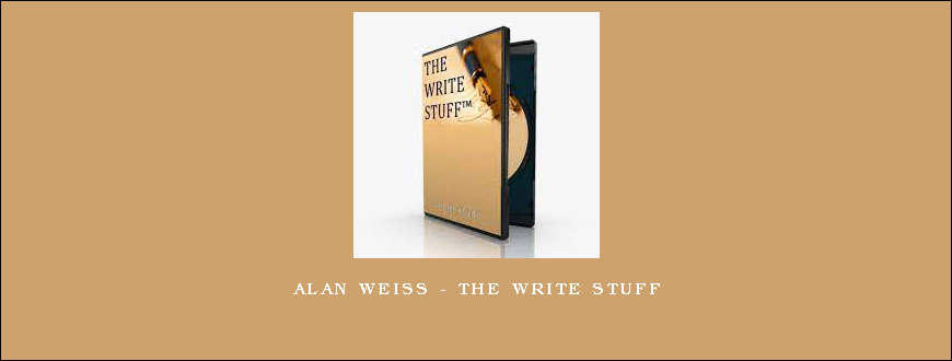 Alan Weiss – The Write Stuff