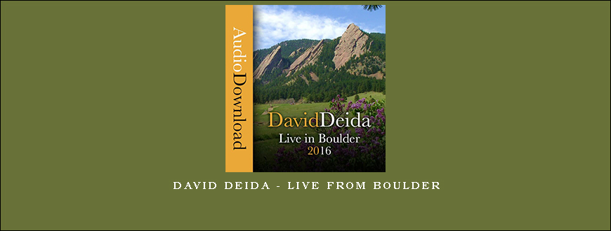 David Deida – Live from Boulder