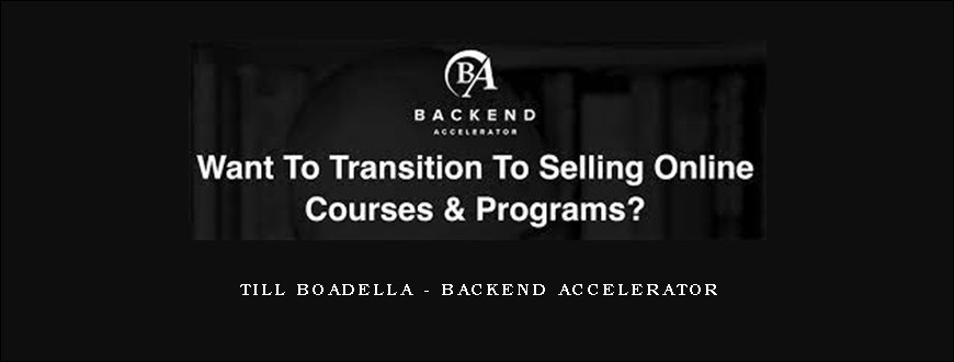 Till Boadella – Backend Accelerator