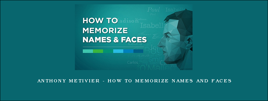 Anthony Metivier – How To Memorize Names and Faces