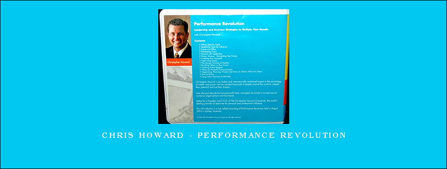 Chris Howard – Performance Revolution