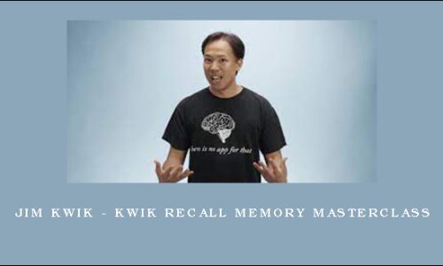 Jim Kwik – Kwik Recall Memory Masterclass