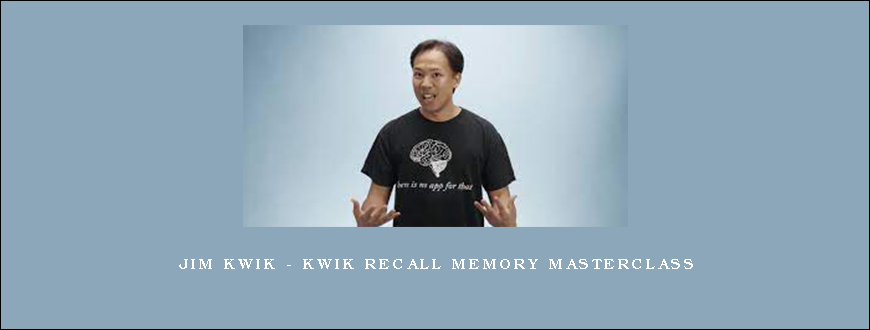 Jim Kwik – Kwik Recall Memory Masterclass