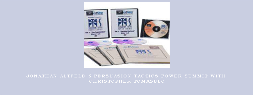 Jonathan Altfeld – Persuasion Tactics Power Summit with Christopher Tomasulo