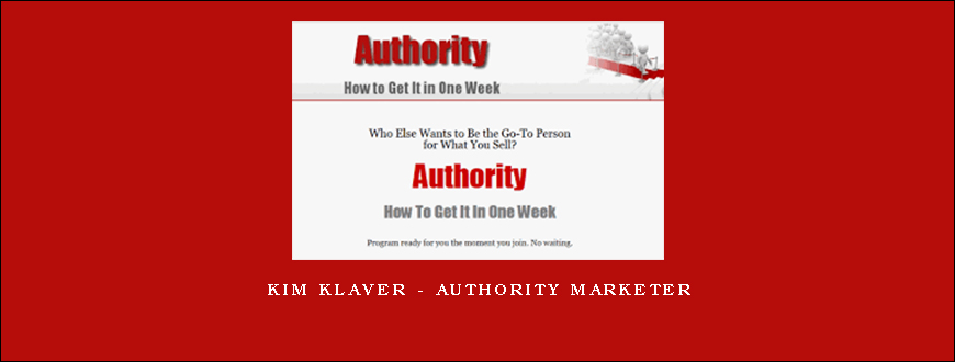 Kim Klaver – Authority Marketer