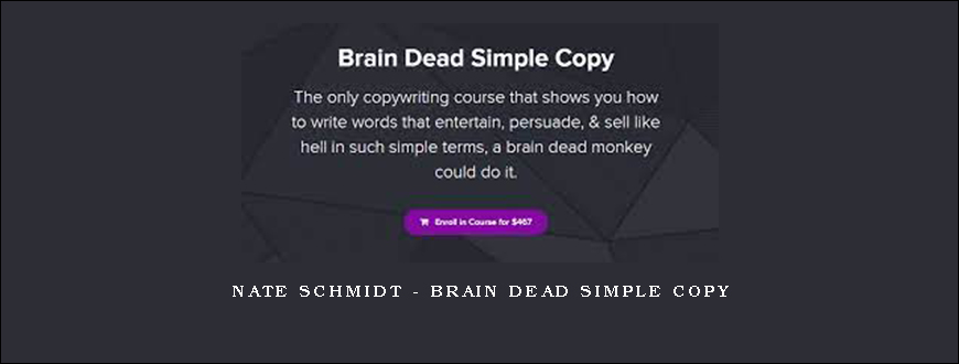 Nate Schmidt – Brain Dead Simple Copy