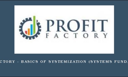 Profit Factory – Basics of Systemization (Systems Fundamentals)