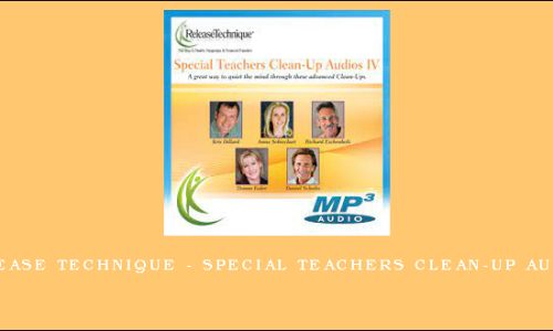 Release Technique – Special Teachers Clean-Up Audios