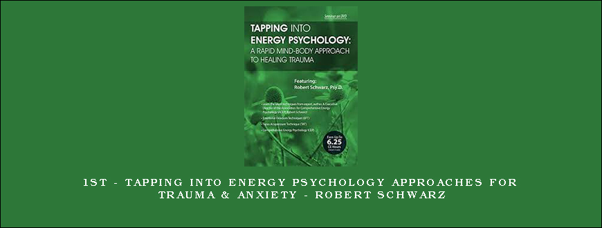 1st – Tapping into Energy Psychology Approaches for Trauma & Anxiety – Robert Schwarz