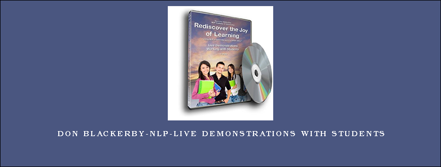 Don Blackerby-NLP-Live Demonstrations with Students