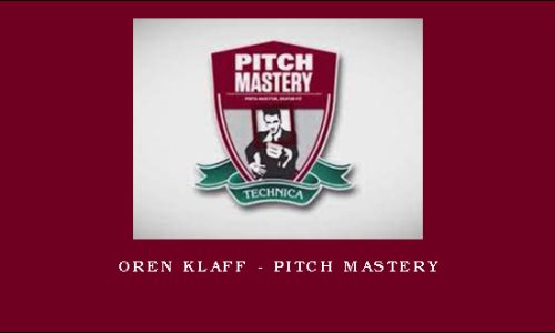 Oren Klaff – Pitch Mastery