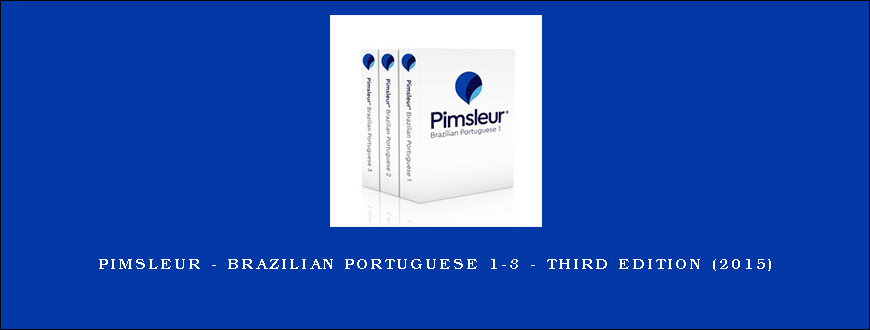 Pimsleur – Brazilian Portuguese 1-3 – Third Edition (2015)