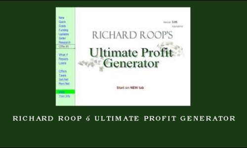 Richard Roop – Ultimate Profit Generator