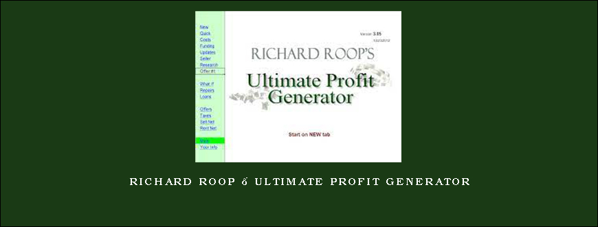 Richard Roop – Ultimate Profit Generator