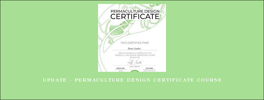 Update – Permaculture Design Certificate Course