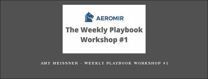 Amy Meissner – Weekly Playbook Workshop #1