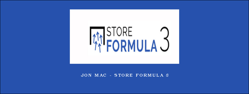 Jon Mac – Store Formula 3