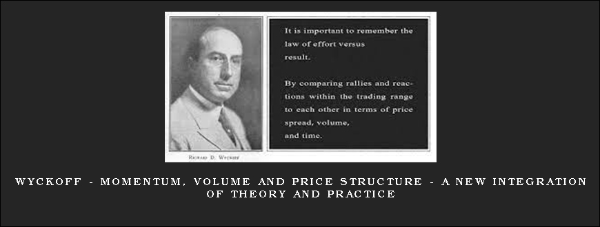 Wyckoff – Momentum, Volume and Price Structure – A New Integration of Theory and Practice