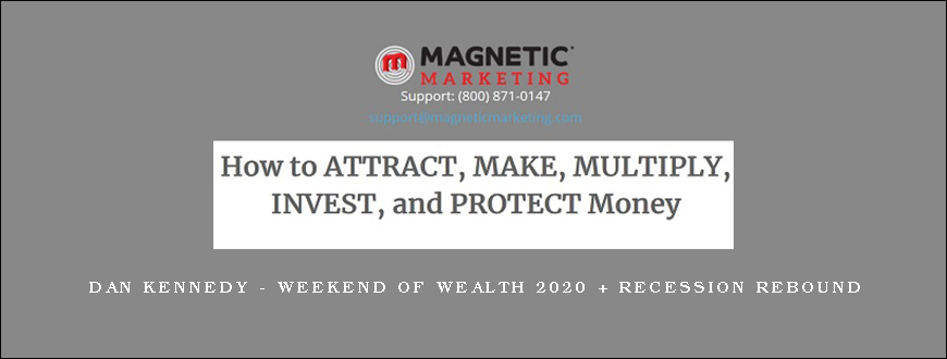 Dan Kennedy – Weekend of Wealth 2020 + Recession Rebound