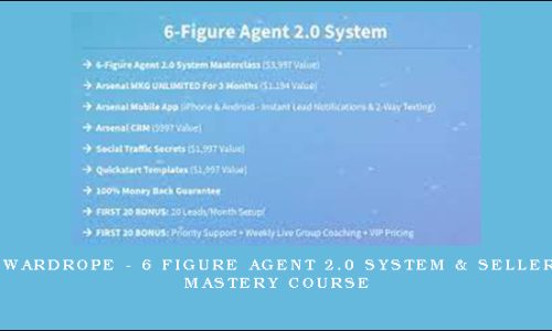 Jason Wardrope – 6 Figure Agent 2.0 System & Seller Lead Mastery Course