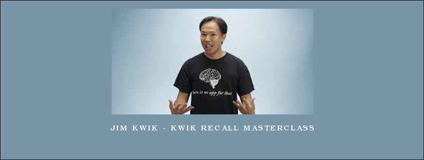 Jim Kwik – Kwik Recall Masterclass