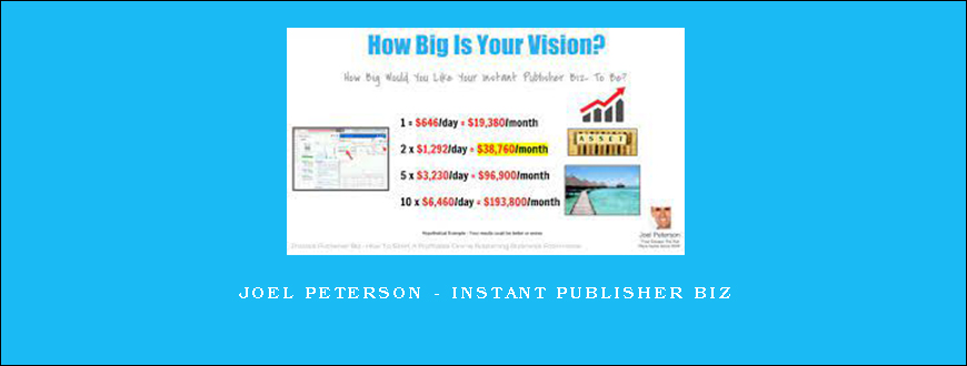 Joel Peterson – Instant Publisher Biz