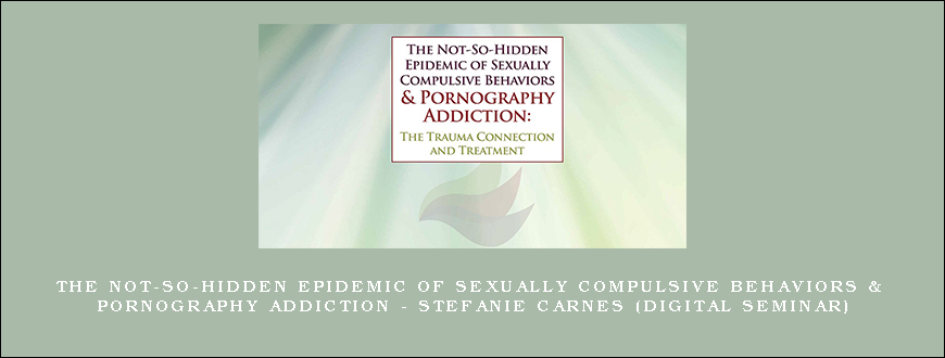 The Not-So-Hidden Epidemic of Sexually Compulsive Behaviors & Pornography Addiction – STEFANIE CARNES (Digital Seminar)