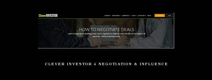 Clever Investor – Negotiation & Influence