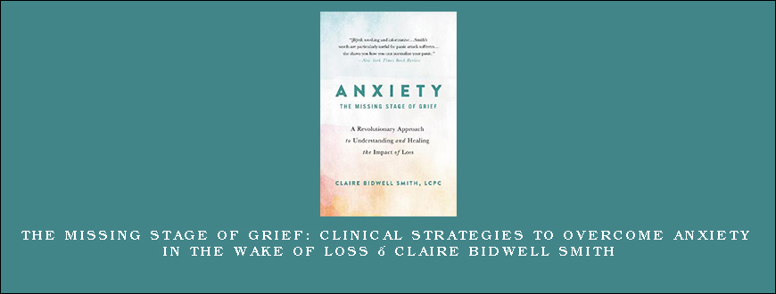 The Missing Stage of Grief Clinical Strategies to Overcome Anxiety in the Wake of Loss – Claire Bidwell Smith