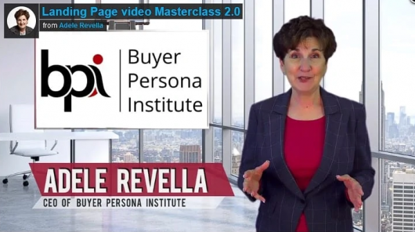 Buyer Persona Masterclass 2.0 by Adele Revella