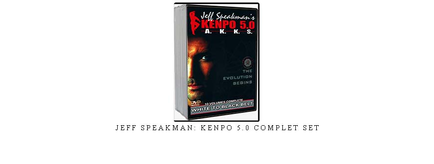 JEFF SPEAKMAN: KENPO 5.0 COMPLET SET