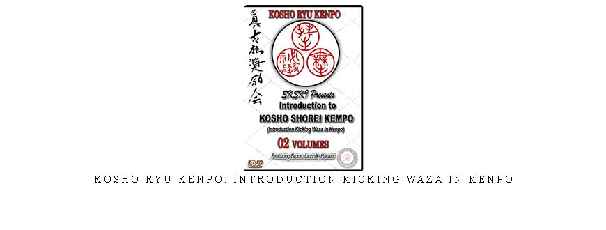 KOSHO RYU KENPO: INTRODUCTION KICKING WAZA IN KENPO