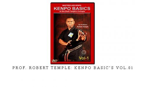PROF. ROBERT TEMPLE: KENPO BASIC’s VOL.01 – Digital Download