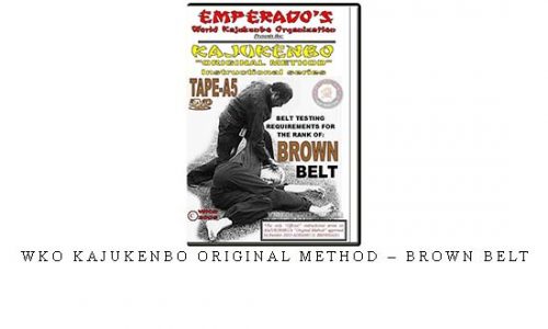 WKO KAJUKENBO ORIGINAL METHOD – BROWN BELT – Digital Download